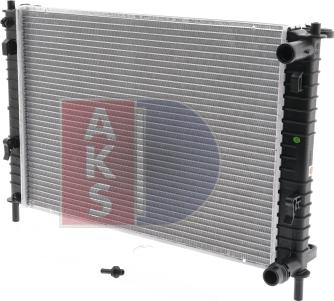 AKS Dasis 090009N - Radiateur, refroidissement du moteur cwaw.fr