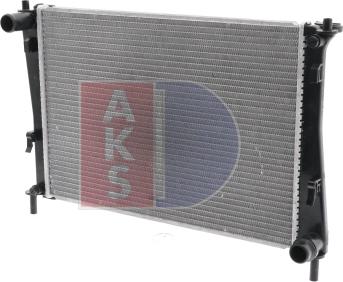 AKS Dasis 090016N - Radiateur, refroidissement du moteur cwaw.fr