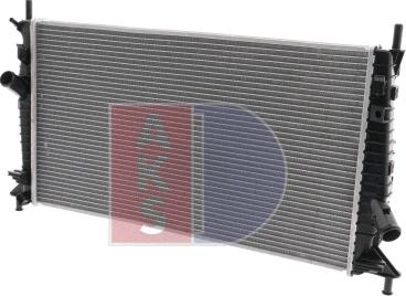 AKS Dasis 090011N - Radiateur, refroidissement du moteur cwaw.fr