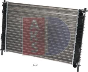 AKS Dasis 090017N - Radiateur, refroidissement du moteur cwaw.fr