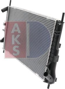 AKS Dasis 090073N - Radiateur, refroidissement du moteur cwaw.fr