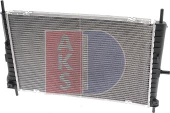 AKS Dasis 090073N - Radiateur, refroidissement du moteur cwaw.fr