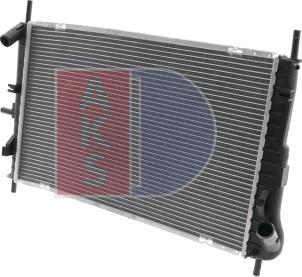 AKS Dasis 090073N - Radiateur, refroidissement du moteur cwaw.fr