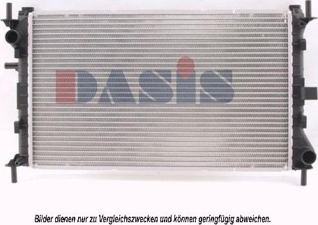 AKS Dasis 091470N - Radiateur, refroidissement du moteur cwaw.fr