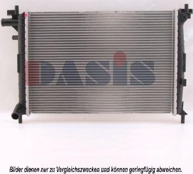 AKS Dasis 091360N - Radiateur, refroidissement du moteur cwaw.fr