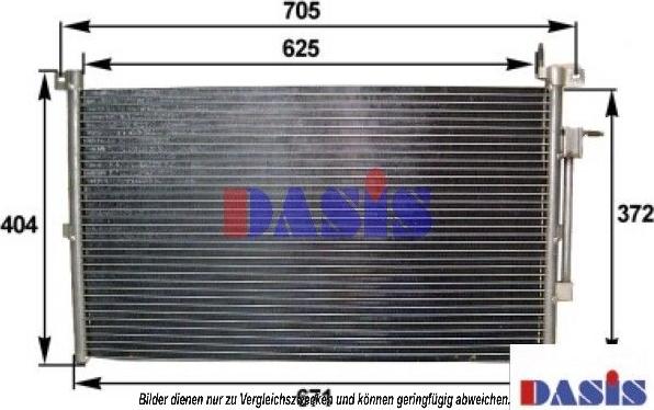 AKS Dasis 092720N - Condensateur, climatisation cwaw.fr