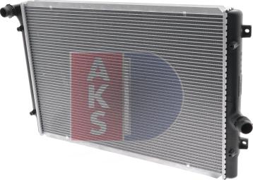 AKS Dasis 040026N - Radiateur, refroidissement du moteur cwaw.fr