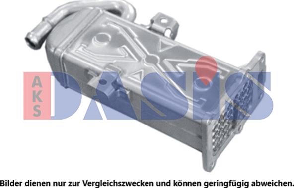 AKS Dasis 040074N - Radiateur, réaspiration des gaz d'échappement cwaw.fr