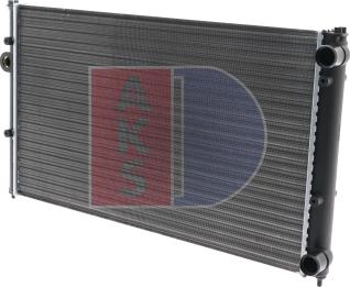 AKS Dasis 040240N - Radiateur, refroidissement du moteur cwaw.fr