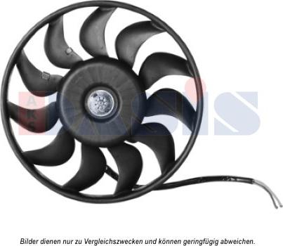 AKS Dasis 048048N - Ventilateur, refroidissement du moteur cwaw.fr