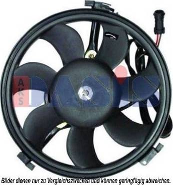 AKS Dasis 048079N - Ventilateur, refroidissement du moteur cwaw.fr