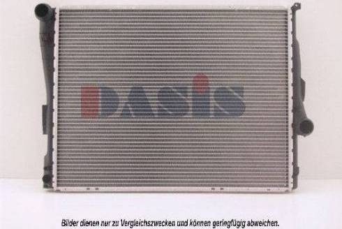 AKS Dasis 051190N - Radiateur, refroidissement du moteur cwaw.fr