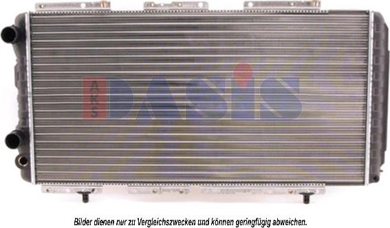 AKS Dasis 060610N - Radiateur, refroidissement du moteur cwaw.fr