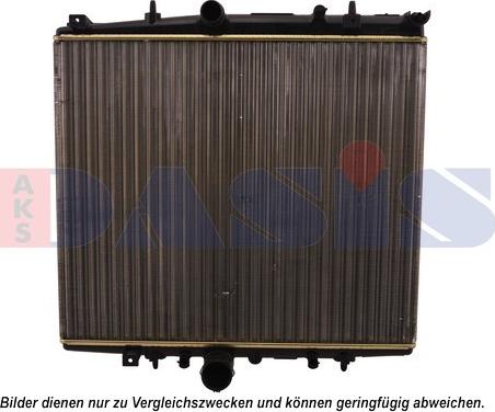 AKS Dasis 060049N - Radiateur, refroidissement du moteur cwaw.fr