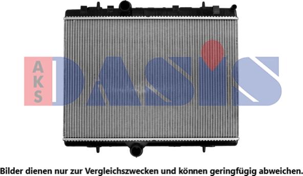 AKS Dasis 060063N - Radiateur, refroidissement du moteur cwaw.fr