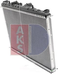 AKS Dasis 060006N - Radiateur, refroidissement du moteur cwaw.fr