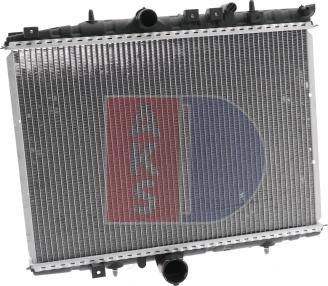 AKS Dasis 060006N - Radiateur, refroidissement du moteur cwaw.fr