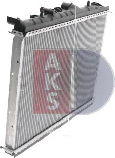 AKS Dasis 060006N - Radiateur, refroidissement du moteur cwaw.fr