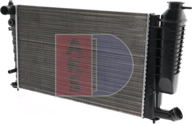 AKS Dasis 060003N - Radiateur, refroidissement du moteur cwaw.fr