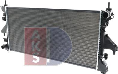 AKS Dasis 060021N - Radiateur, refroidissement du moteur cwaw.fr