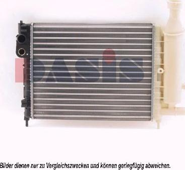 AKS Dasis 060380N - Radiateur, refroidissement du moteur cwaw.fr