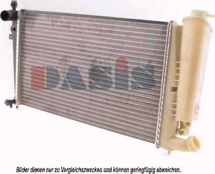 AKS Dasis 060260N - Radiateur, refroidissement du moteur cwaw.fr