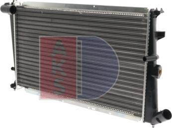 AKS Dasis 060220N - Radiateur, refroidissement du moteur cwaw.fr