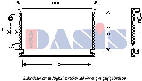 AKS Dasis 062003N - Condensateur, climatisation cwaw.fr