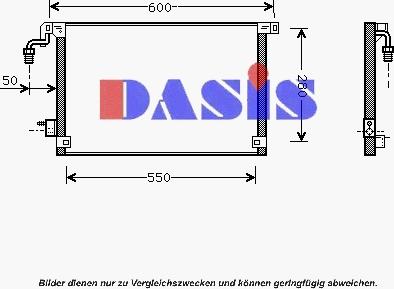 AKS Dasis 062002N - Condensateur, climatisation cwaw.fr