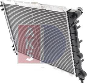 AKS Dasis 010340N - Radiateur, refroidissement du moteur cwaw.fr