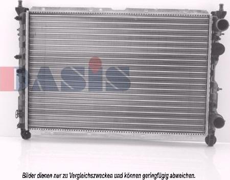 AKS Dasis 010310N - Radiateur, refroidissement du moteur cwaw.fr