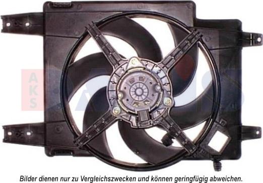 AKS Dasis 018009N - Ventilateur, refroidissement du moteur cwaw.fr