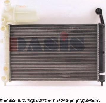 AKS Dasis 080590N - Radiateur, refroidissement du moteur cwaw.fr