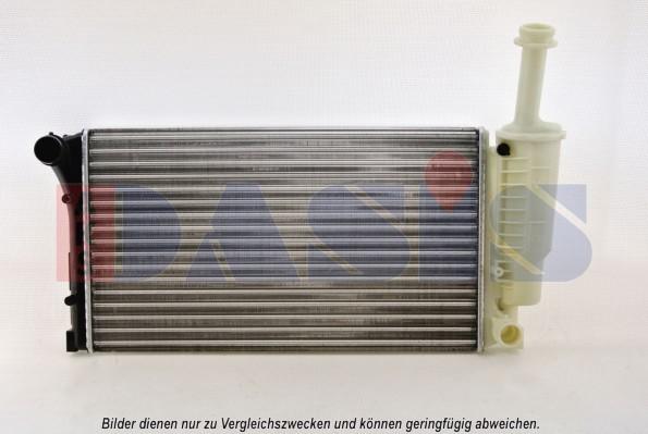 AKS Dasis 080097N - Radiateur, refroidissement du moteur cwaw.fr