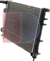 AKS Dasis 080009N - Radiateur, refroidissement du moteur cwaw.fr