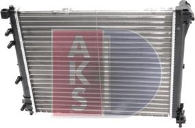 AKS Dasis 080009N - Radiateur, refroidissement du moteur cwaw.fr