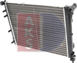 AKS Dasis 080009N - Radiateur, refroidissement du moteur cwaw.fr