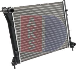 AKS Dasis 080009N - Radiateur, refroidissement du moteur cwaw.fr