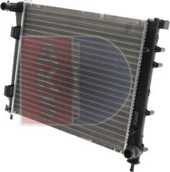 AKS Dasis 080009N - Radiateur, refroidissement du moteur cwaw.fr