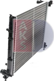 AKS Dasis 080001N - Radiateur, refroidissement du moteur cwaw.fr