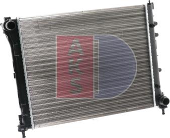 AKS Dasis 080001N - Radiateur, refroidissement du moteur cwaw.fr