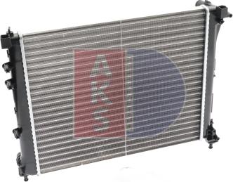 AKS Dasis 080001N - Radiateur, refroidissement du moteur cwaw.fr