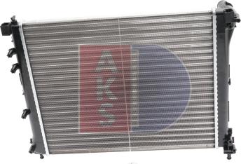 AKS Dasis 080001N - Radiateur, refroidissement du moteur cwaw.fr