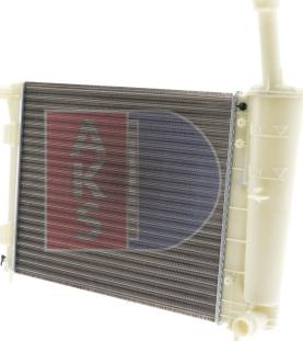 AKS Dasis 080008N - Radiateur, refroidissement du moteur cwaw.fr