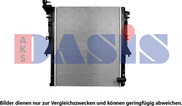 AKS Dasis 080131N - Radiateur, refroidissement du moteur cwaw.fr