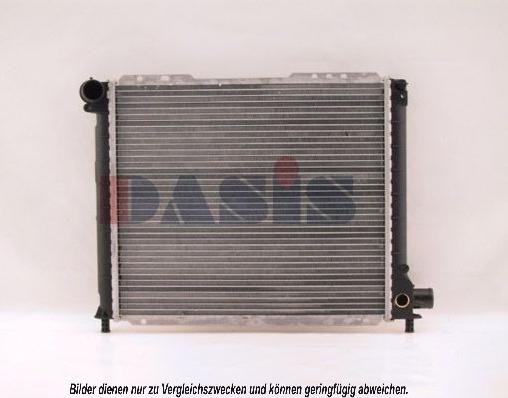 AKS Dasis 080380N - Radiateur, refroidissement du moteur cwaw.fr