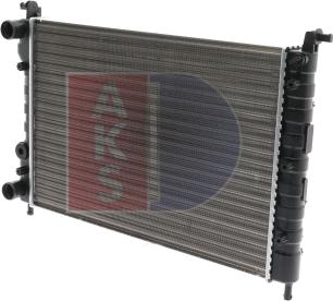 AKS Dasis 081470N - Radiateur, refroidissement du moteur cwaw.fr