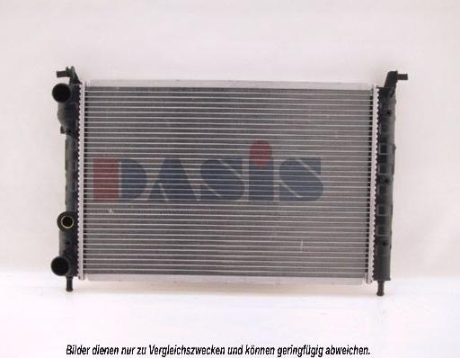 AKS Dasis 081560N - Radiateur, refroidissement du moteur cwaw.fr