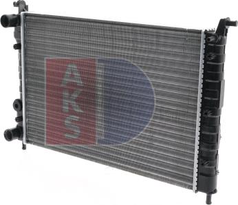 AKS Dasis 081030N - Radiateur, refroidissement du moteur cwaw.fr