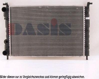 AKS Dasis 081180N - Radiateur, refroidissement du moteur cwaw.fr